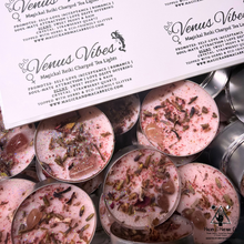 Load image into Gallery viewer, Venus Vibes Spell Tea Lights: Self Love / Acceptance, Romance, Soul Mate Attraction & Love Deity Offering