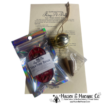 Load image into Gallery viewer, Ring A Bell Spell Kit for a Peaceful and Stress-free Holiday | Yule Altar Supply | Holiday Magick | Christmas Witch | Pagan | Yule Spell Kit