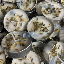 Load image into Gallery viewer, Paranormal Tea Party Spell Tea Lights: Spirit Communication, Psychic Abilities, Message Receiving