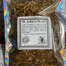 Load image into Gallery viewer, St. John’s Wort (1oz Bag): Happiness, Protection, Summer Solstice / Litha, Apollo