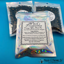 Load image into Gallery viewer, Witch's Prosperitea Spell Tea (1oz Black Tea Blend)