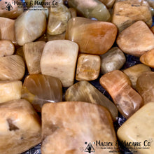 Load image into Gallery viewer, Peach Moonstone Crystal: New Beginnings, Inspiration, Psychic Abilities
