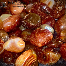 Load image into Gallery viewer, Tumbled Carnelian Agate Crystal