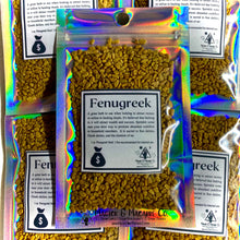 Load image into Gallery viewer, Fenugreek (1oz Bag) : Prosperity, Sun Magick, Protection, Offering to Hellenistic Deities