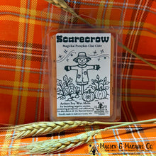 Load image into Gallery viewer, Scarecrow Wax Melts: Magickal Pumpkin Chai Cider | Banishing, Promoting Prosperity, Celebrating the Abundance of Autumn! Mabon, Samhain, & Thanksgiving