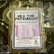 Load image into Gallery viewer, Hex The Patriarchy Wax Melts: Protection, Personal Control, And F•ck You Energy