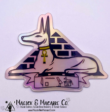 Load image into Gallery viewer, Anubis Holographic Sticker