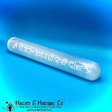 Load image into Gallery viewer, Astrology / Zodiac Selenite Wand