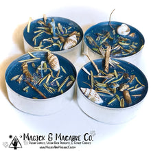 Load image into Gallery viewer, The Tempest Spell Tea Lights: Storm & Sea Witchcraft, Banishment, Destruction