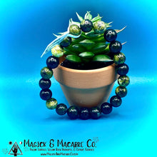 Load image into Gallery viewer, Serpentine With Magnetite Bracelet: Life Path Work, Energy Flow, Guidance