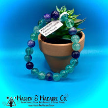 Load image into Gallery viewer, Rainbow Fluorite Bracelet: Healing, Peace & Psychic Abilities