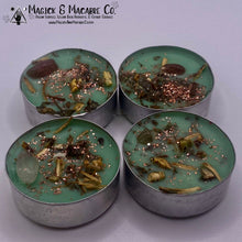 Load image into Gallery viewer, Valkyrie Spell Tea Lights: Strength, Shadow Work, Growth | Cutting Through The Bullsh•t | Norse Witch | Viking | Heathen Witchcraft | Pagan