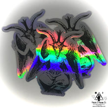 Load image into Gallery viewer, Baphomet Holographic Sticker