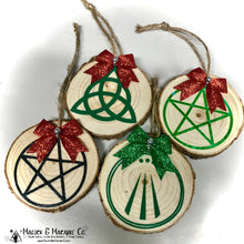 Load image into Gallery viewer, Pagan Tree Ornament (Yule Ornament // Christmas Ornament)