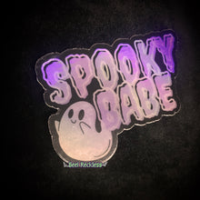 Load image into Gallery viewer, Spooky Babe Holographic Sticker