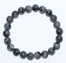 Load image into Gallery viewer, Black Labradorite Bracelet: Protection, Psychic Abilities, Root Chakra