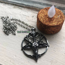 Load image into Gallery viewer, Baphomet Charm Necklace