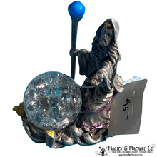 Load image into Gallery viewer, Metal Wizard Statue
