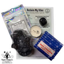 Load image into Gallery viewer, Reclaim My Vibes Spell Kit: Aura Cleansing Shower Spell
