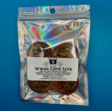 Load image into Gallery viewer, Whole Latte Luck Spell Tea Lights: Hazelnut Latte &amp; Green Aventurine | Good Luck | Success | Grounding
