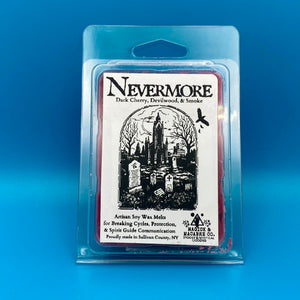 Nevermore Wax Melts: Dark Cherry, Devilwood & Smoke | Breaking Cycles, Protection, Spirit Guide Communication |