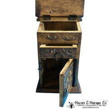 Load image into Gallery viewer, Pentacle Altar Cupboard: Witchcraft Supply Storage CLEARANCE
