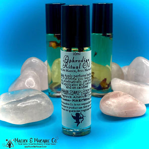 Aphrodisa Roll On Ritual Oil for Love, Sex Magick, & Soul Mate Attraction