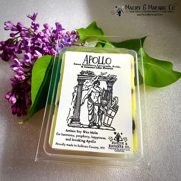 Apollo Wax Melts: Harmony, Prophecy, Happiness, & Invoking Apollo