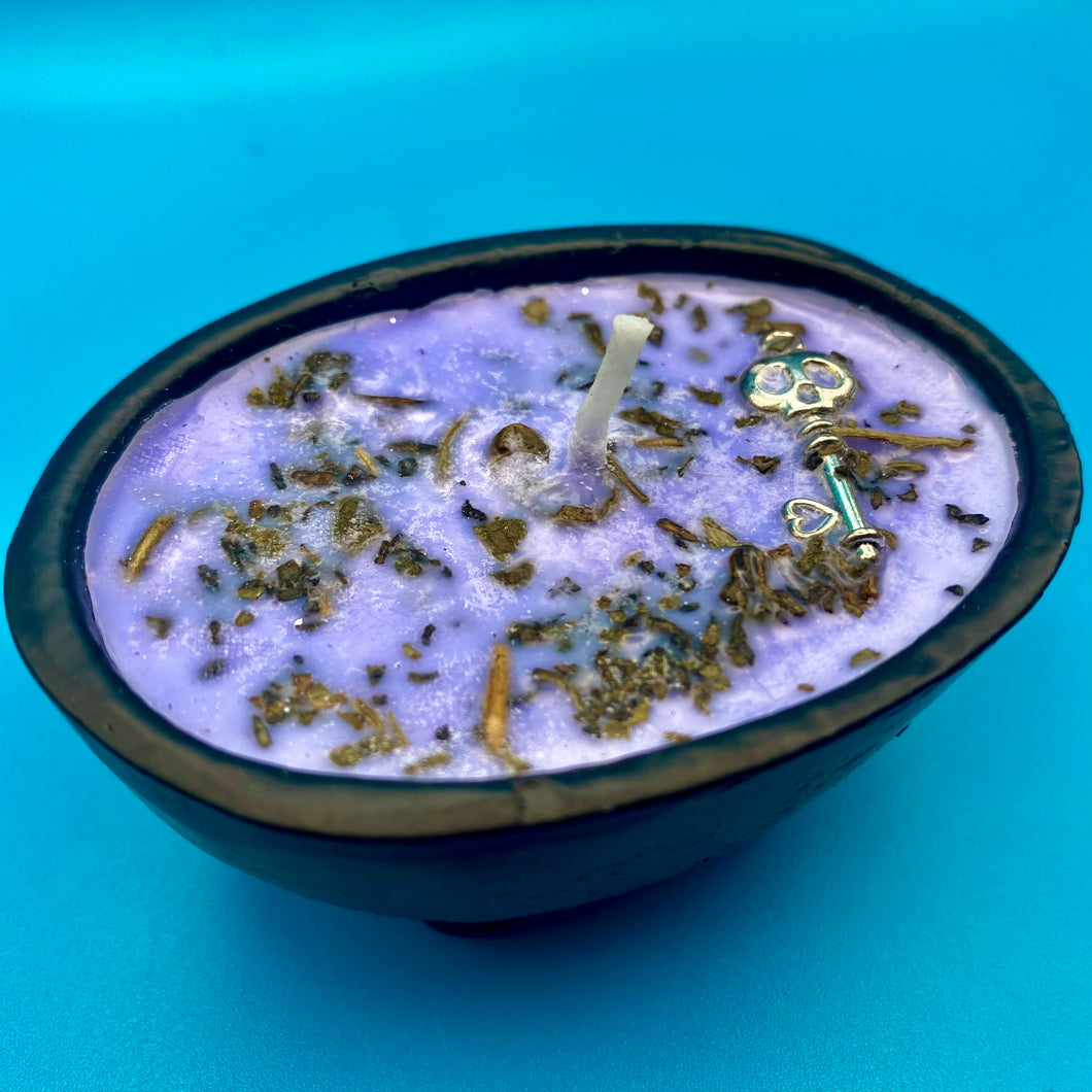 Mini Cauldron Spell Candle: Pick Your Intention | Aphrodite's Kiss | Manifestation | Paranormal Tea Party | Morrigan