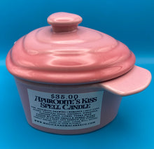 Load image into Gallery viewer, Aphrodite&#39;s Kiss Spell Candle: Island Magick scented | Love Magick | Aphrodite Devotional Candle

