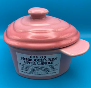 Aphrodite's Kiss Spell Candle: Island Magick scented | Love Magick | Aphrodite Devotional Candle