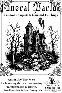 Funeral Parlor Wax Melts: Funeral Bouquets & Haunted Buildings | 10th Anniversary Special! | Transformation, Rebirth, Honoring The Dead |