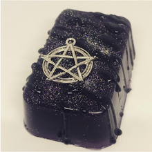 Load image into Gallery viewer, As Above, So Below Ritual Soap Bar 2-3oz | Baphomet | Nag Champa | Musk | Goth Soap Bar
