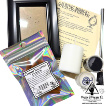 Load image into Gallery viewer, Scrying Mirror Witch-Crafting Kit: Psychic Abilities &amp; Spirit Communication | Samhain |

