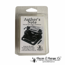 Load image into Gallery viewer, Author&#39;s Note Soy Candle or Wax Melt | Fresh Ink, Rainy Nights, &amp; Untold Stories
