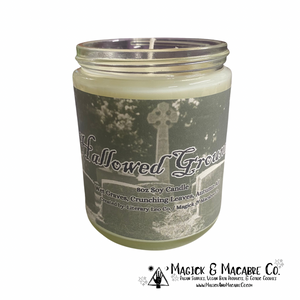 Hallowed Ground Soy Candle or Wax Melt | Wet Graves, Crunching Leaves, Autumn Air