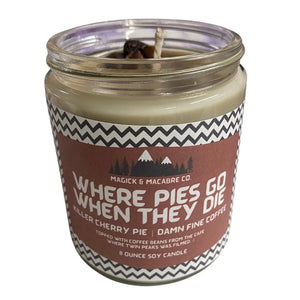 Where Pies Go When They Die Candle | Killer Cherry Pie & Damn Fine Coffee