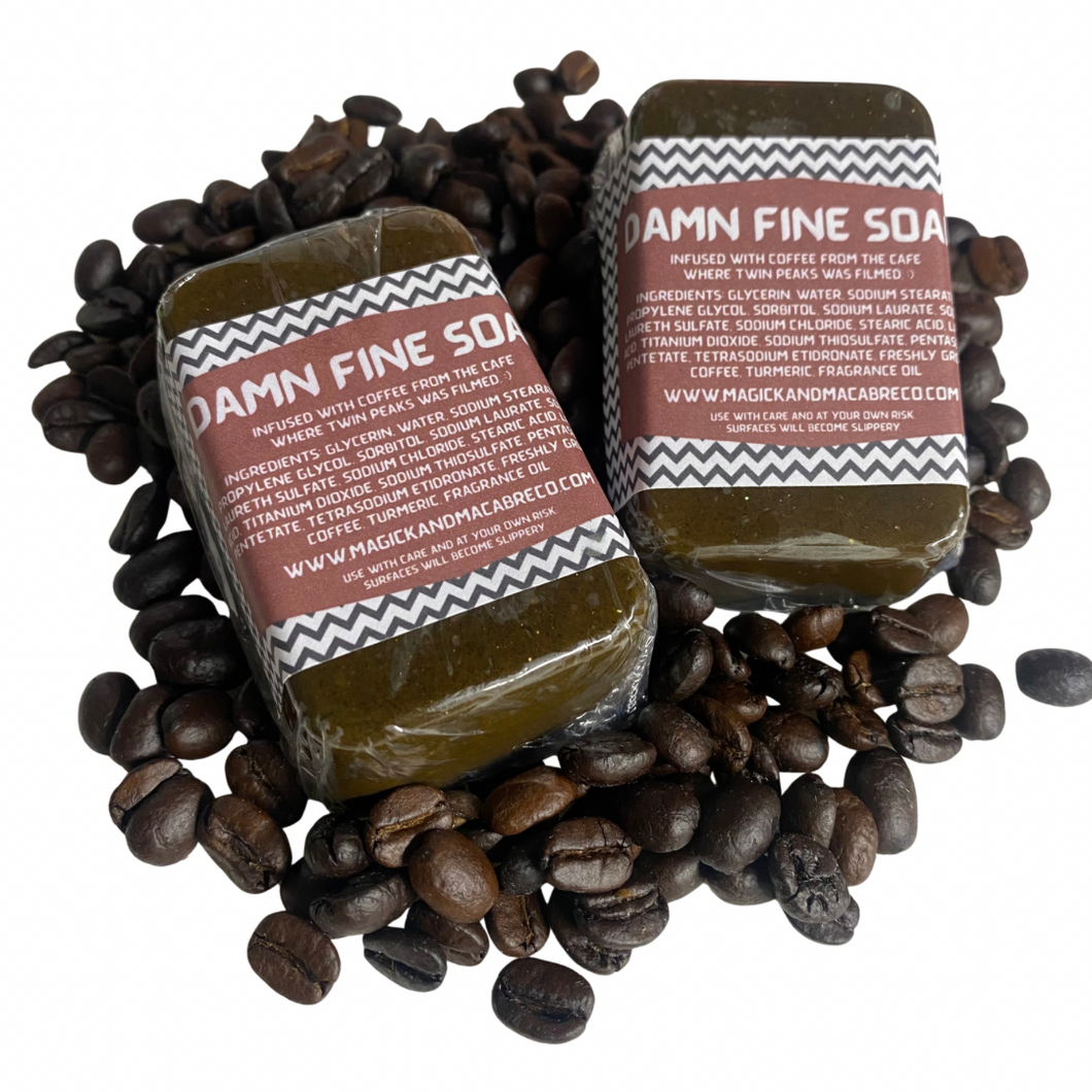 Damn Fine Soap Bar | Infused With Coffee & Turmeric