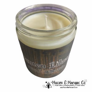Haunted Library Soy Candle or Wax Melt | Old Books, Wooden Shelves, & Musk |