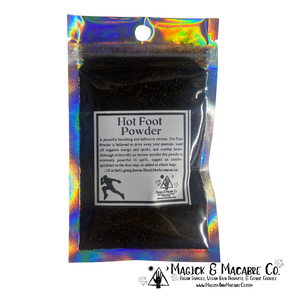 Hot Foot Powder: Warding off enemies, negative people, and negative energies.