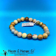 Load image into Gallery viewer, Fossilized Coral Bracelet: Sea Witchery, Love, &amp; Calming
