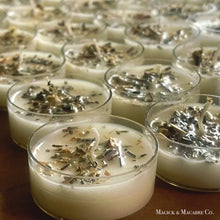 Load image into Gallery viewer, Imbolc Sabbat Tea Lights: Set of Four (Limited Batch)
