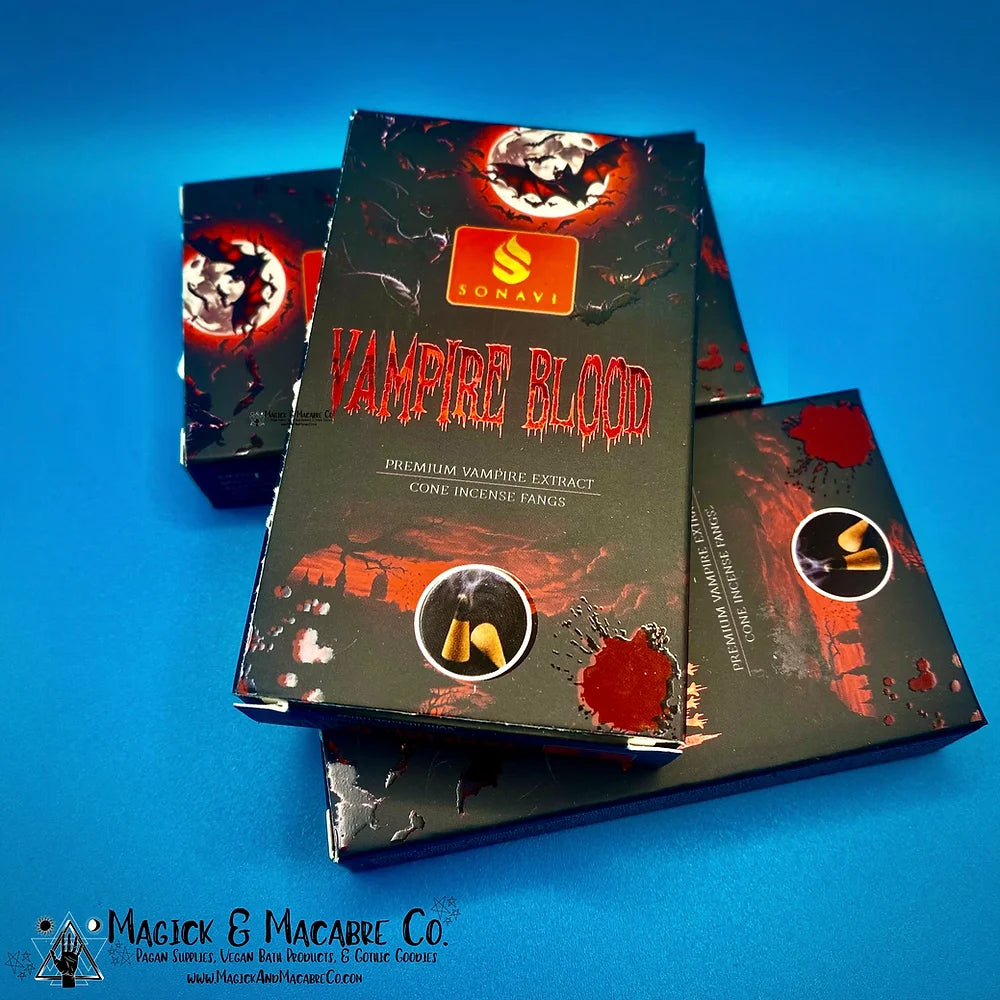 Vampire Blood Incense Fangs (Cones) : Underworld Magick & Offering