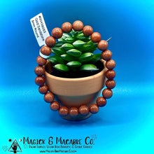 Load image into Gallery viewer, Goldstone Bracelet: Success, Happiness, The Sun

