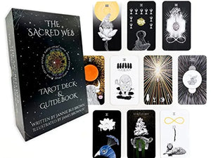Sacred Web Tarot Deck & Guide Book (A Gender Neutral Tarot Deck!)