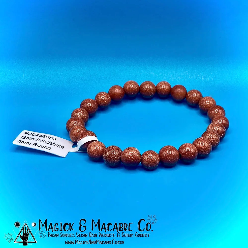 Goldstone Bracelet: Success, Happiness, The Sun