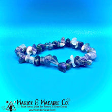 Load image into Gallery viewer, Amethyst Chip Bracelet: Psychic Abilities, Healing &amp; Meditation
