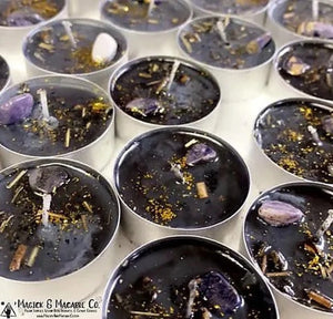 Bridges To Burn Spell Candle Tea Lights : Fresh Starts, Removing Hexes, Un-Jinxing, Cutting Cords, Recovery