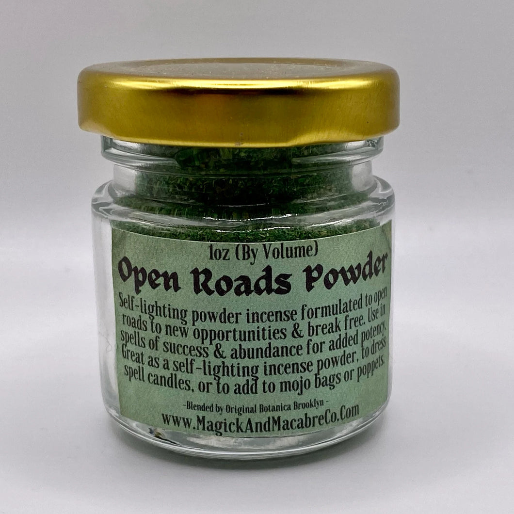 Road Opener Incense Powder (1oz) | Hermes | Ganesha | New Opportunities | Prosperity Magick | New Business | Success | Ritual | Witchcraft |