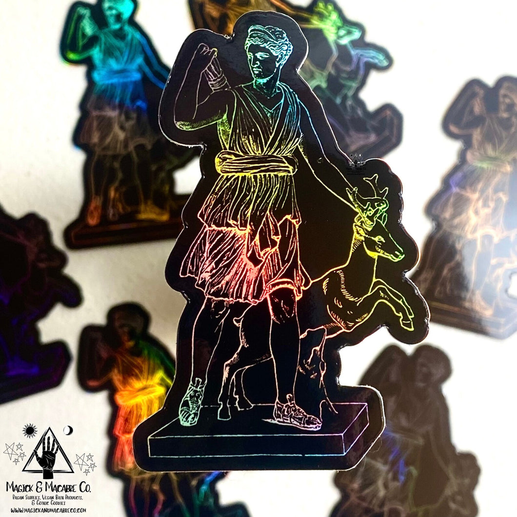Holographic Artemis Sticker | Diana Sticker
